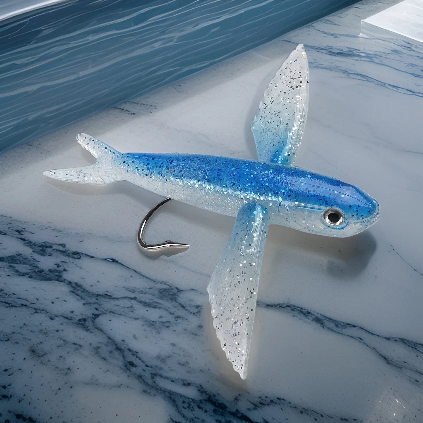 Soft Tuna Lure Flying Fish Artificial Bait