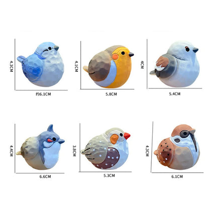 Handcrafted Resin Bird wood