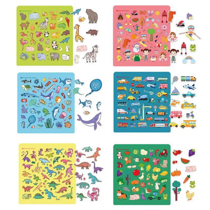 Educational Jelly Sticker Books