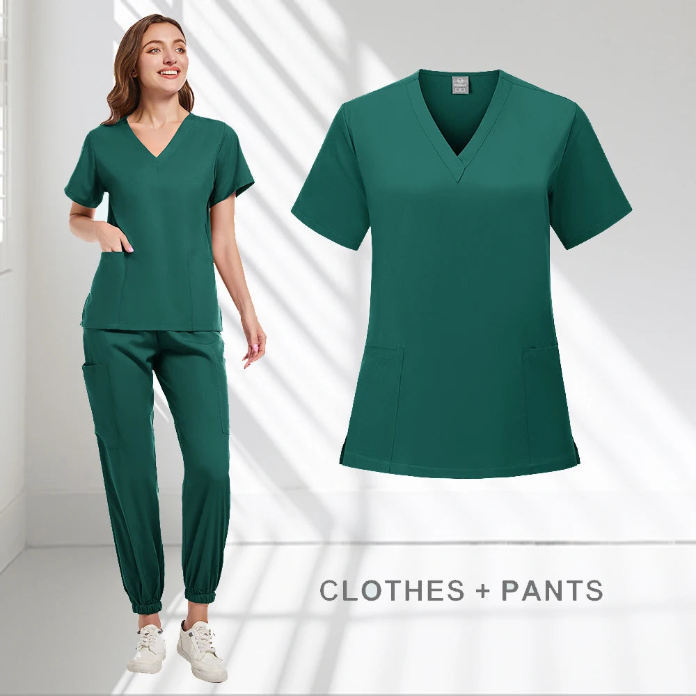 Medical Scrub Suits Uniform Women