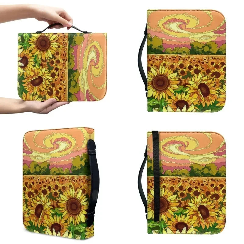 Custom Your Image Print Leather Bible Bag