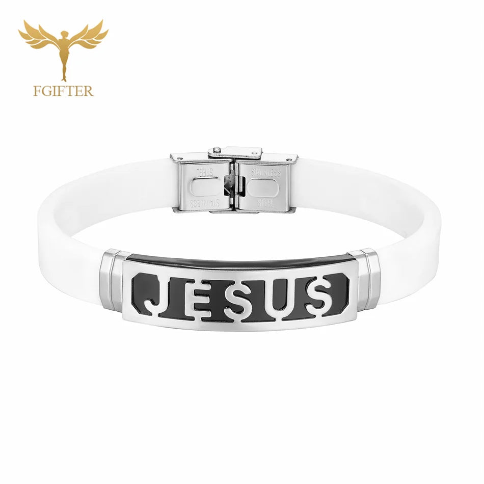 JESUS Silicone Bracelets JESUS LOVES YOU