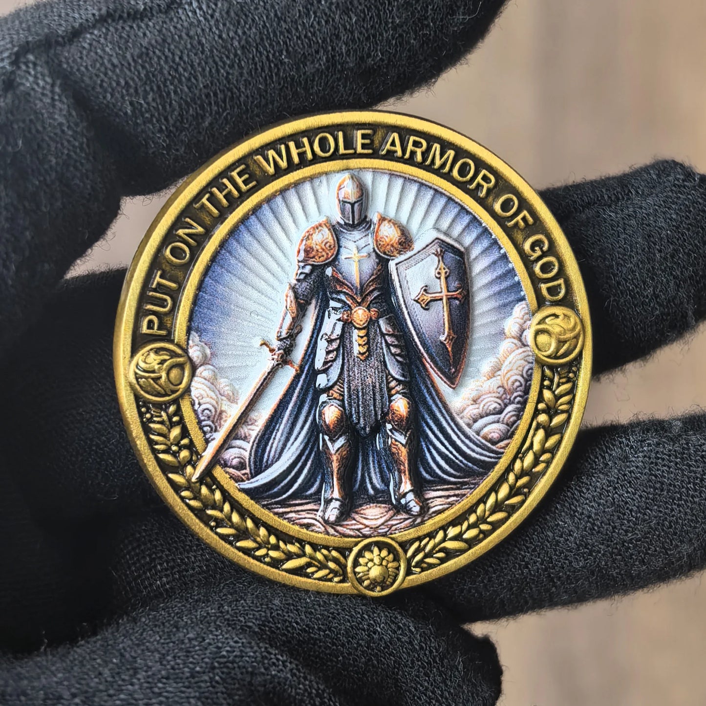 Armor of God Challenge Coin