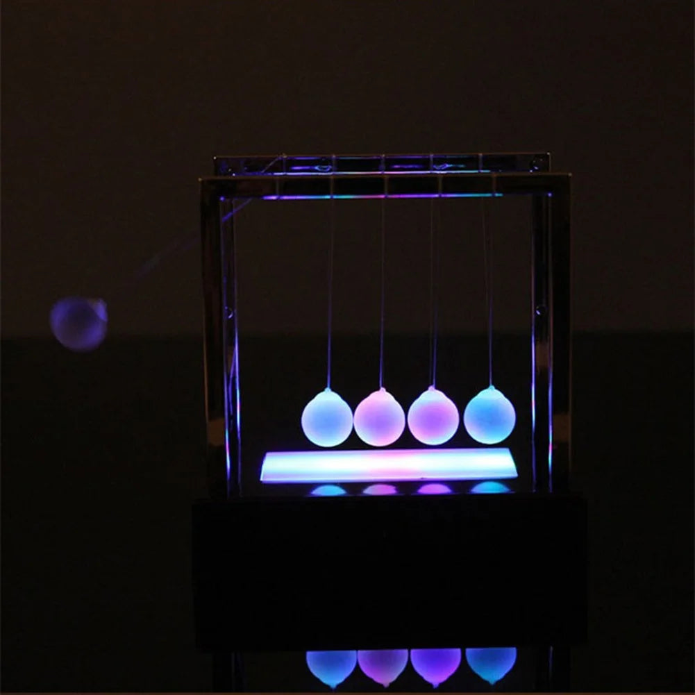 LED Light Up Toy Newton Cradle