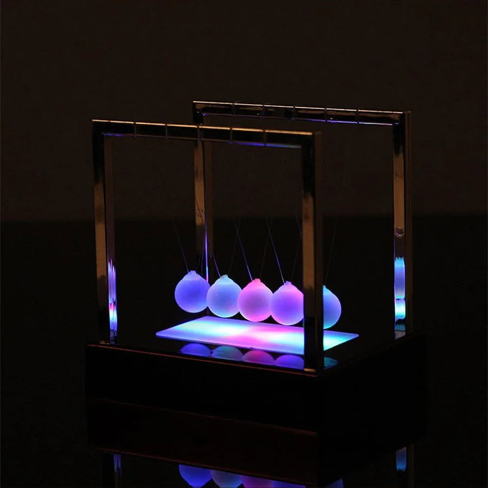 LED Light Up Toy Newton Cradle