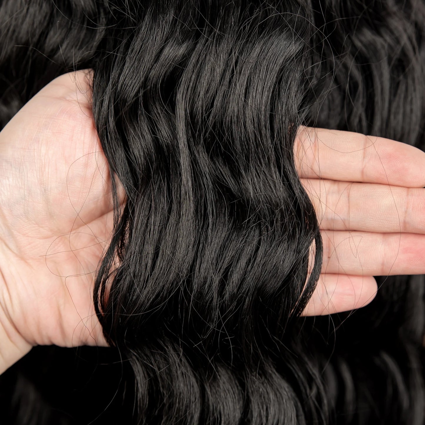 Synthetic Black Hair Wig with Braids