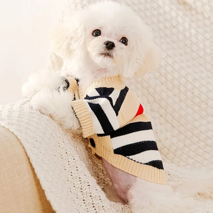 Luxury Dog Clothes Chihuahua Pet Striped