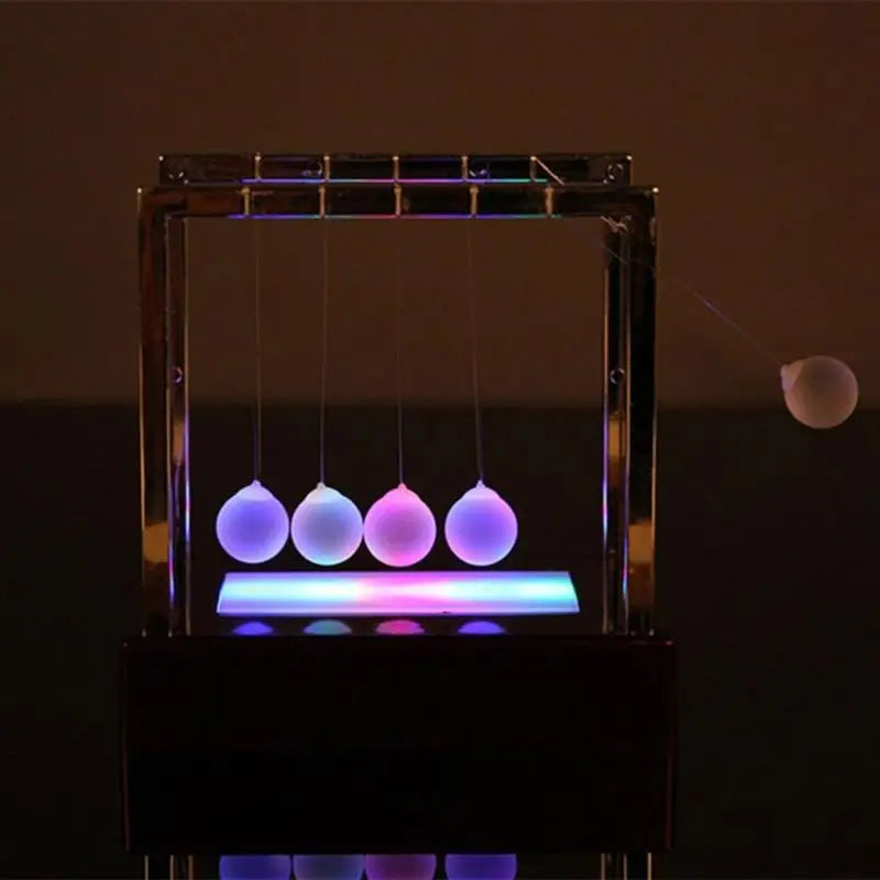 LED Light Up Toy Newton Cradle
