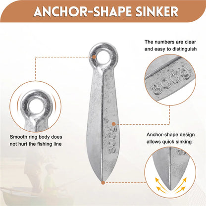 100/200/300g Bank Fishing  weights