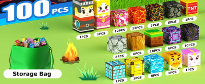 Minecraft Magnetic Building Blocks Mine World Magnet