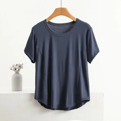 XL to 8XL plus size O-Neck Tshirts Women's basic