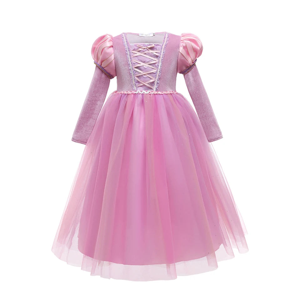 Disney Princess Rapunzel Girl Dress