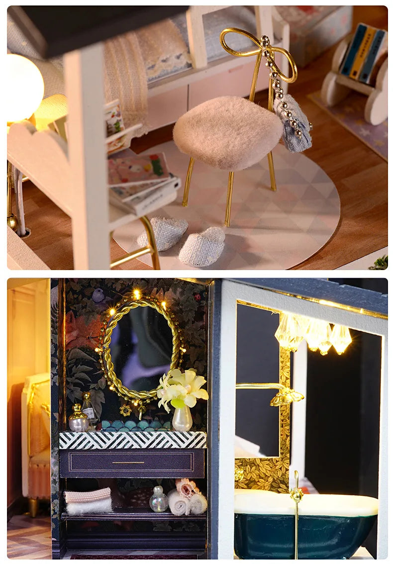 Miniature House Ornaments