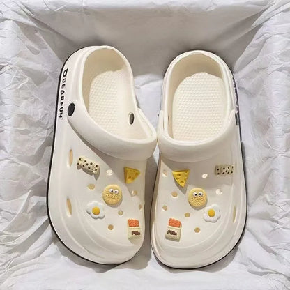 Women's rubber shoes like crocs