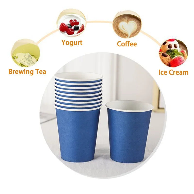 10/20/40PCS Multi-color Disposable Paper Cups