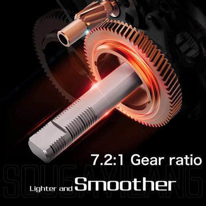 Sougayilang 1.8-2.4m Casting Fishing Combo Telescopic Fishing Rod