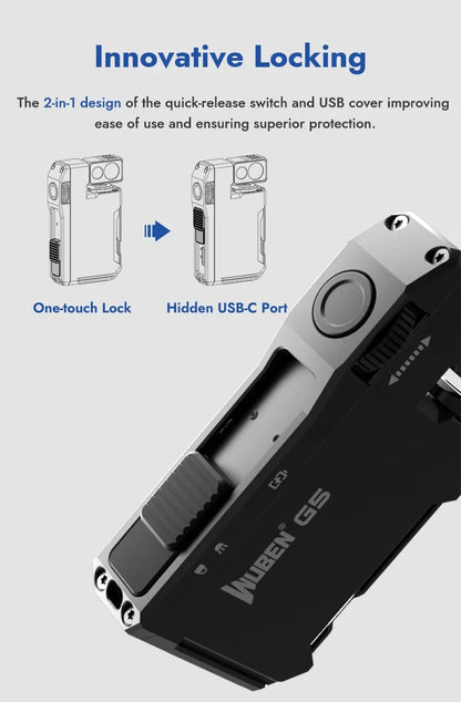 WUBEN G5 EDC Flashlight 400Lumens-Green