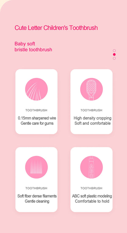 4/10 pcs Children's soft bristled toothbrush