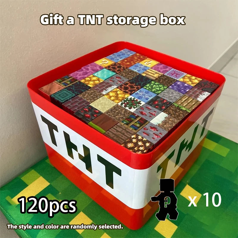 Magnetic Building Blocks Mine World Cube