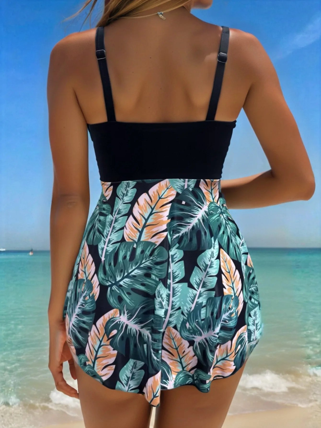 Bikini Two-Piece Swimsuit Women's Large Size