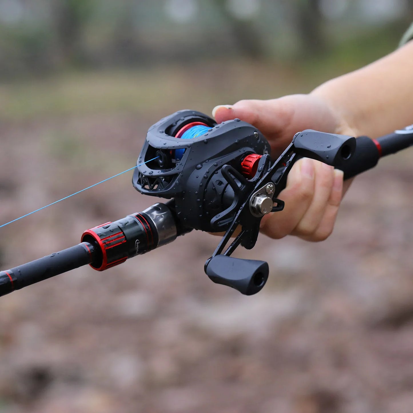 Sougayilang 1.8-2.4m Casting Fishing Combo Telescopic Fishing Rod