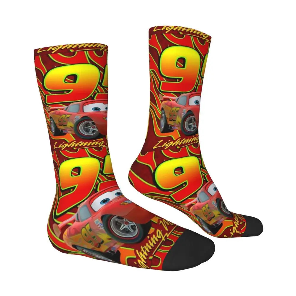 Race Lightning Mcqueen socks