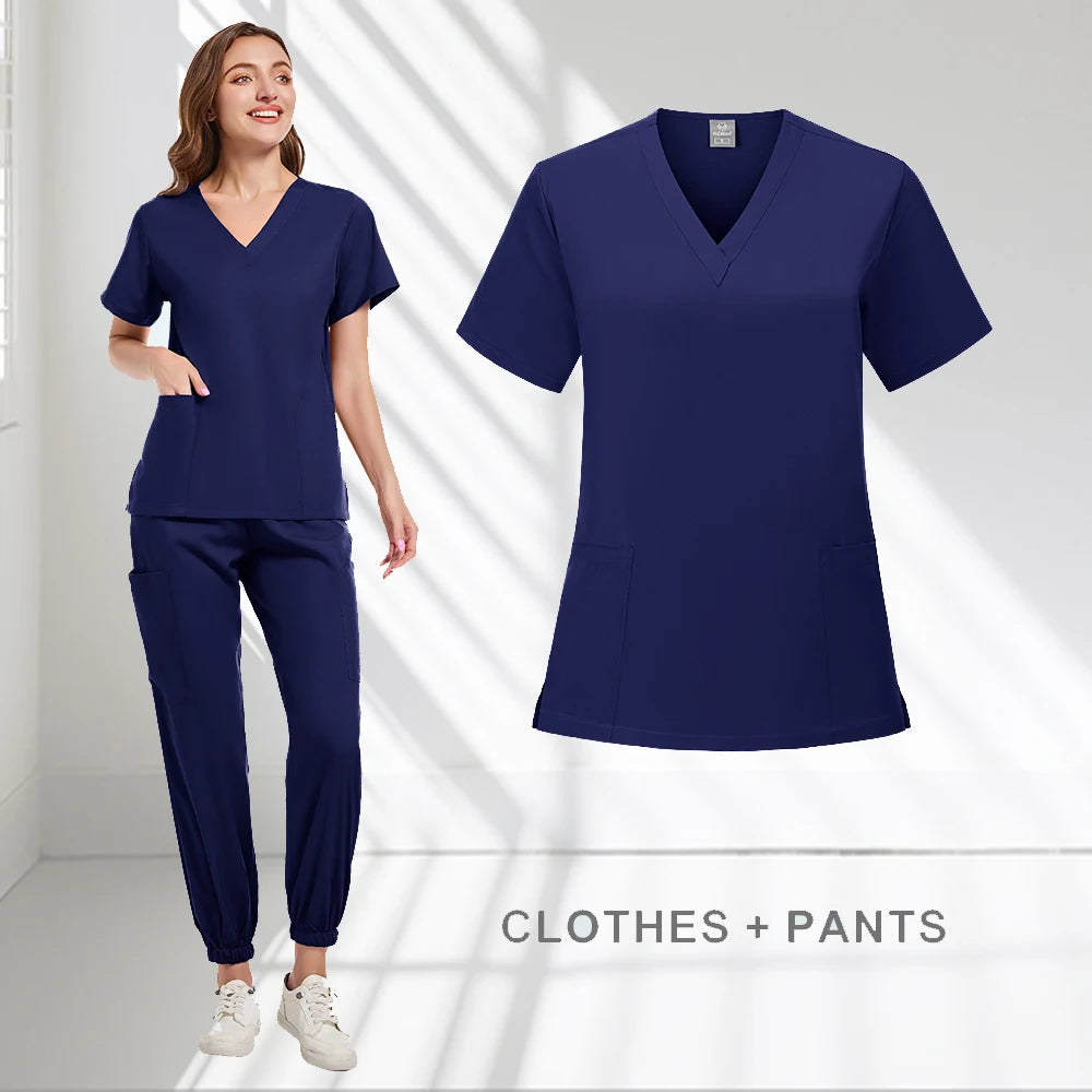 Medical Scrub Suits Uniform Women
