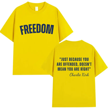 Justice for Charlie Kirk Freedom